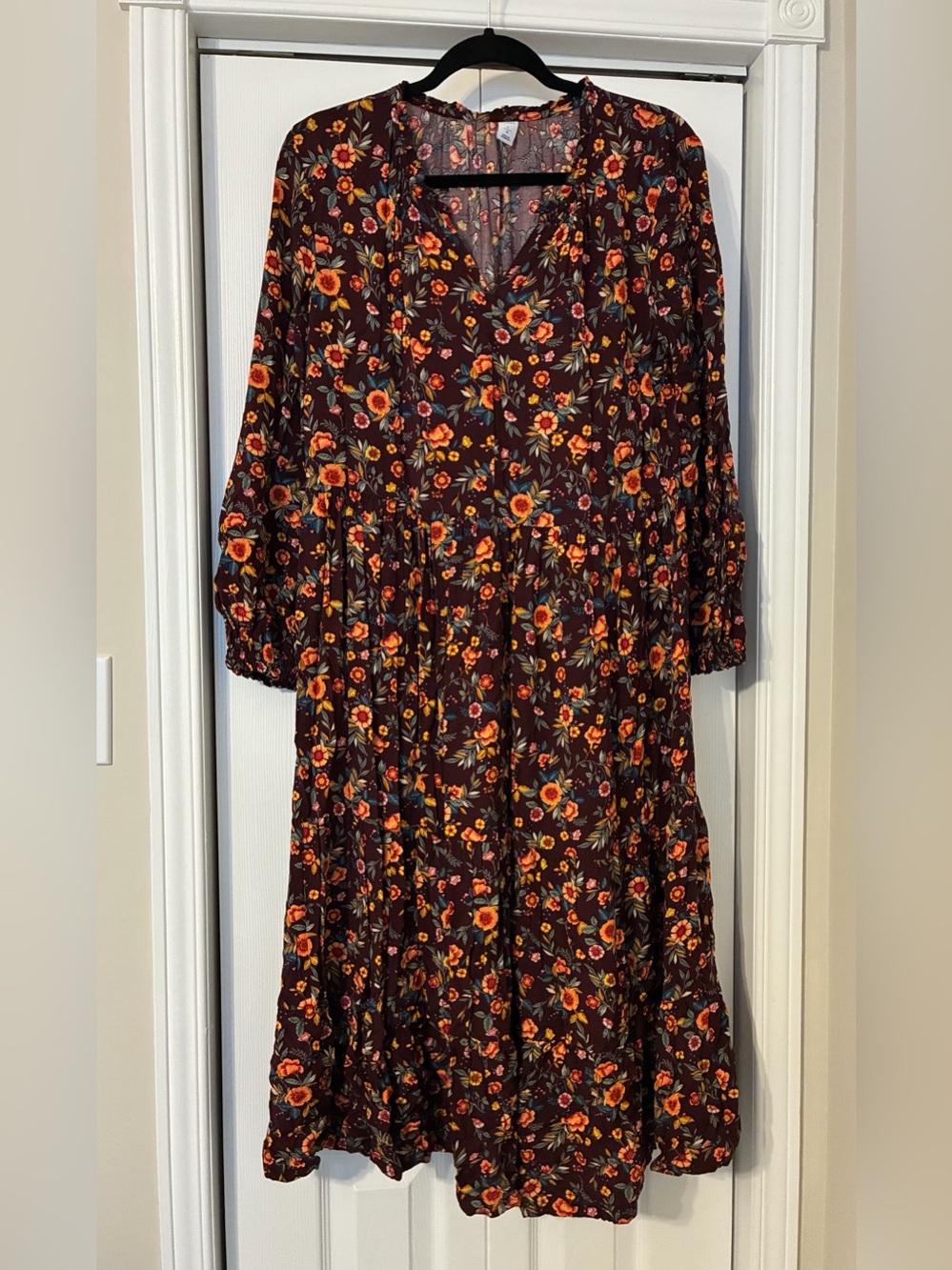 Old Navy Long Sleeve Maxi Dress